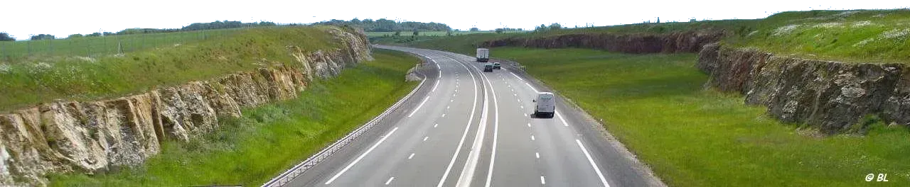 En ce temps-là l'humanité produisait massivement du CO2 Autoroute A28 Cherisay